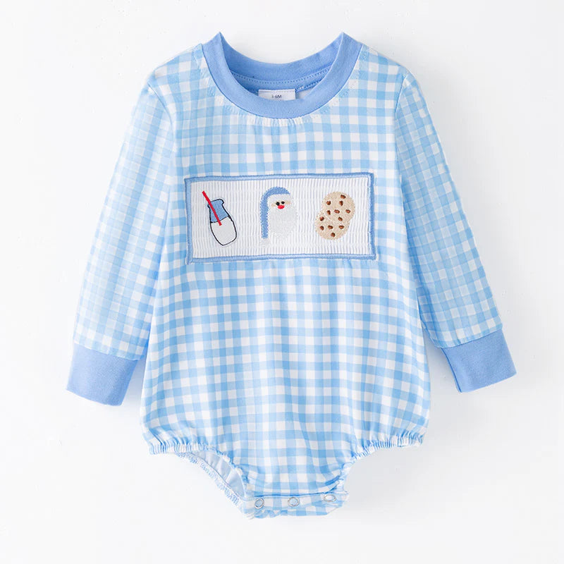 Milk and Cookies Christmas romper