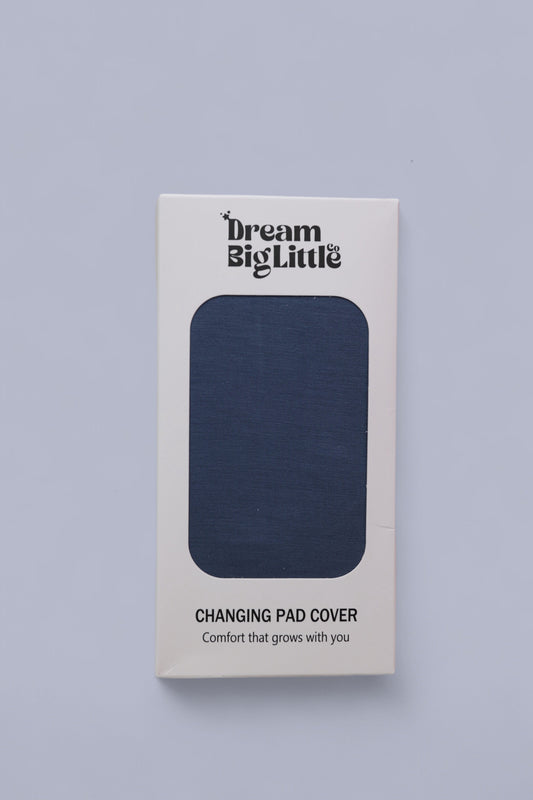 SLATE BLUE DREAM CHANGING PAD COVER