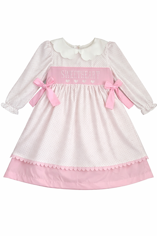 Handsmocked "Sweetheart" Dress