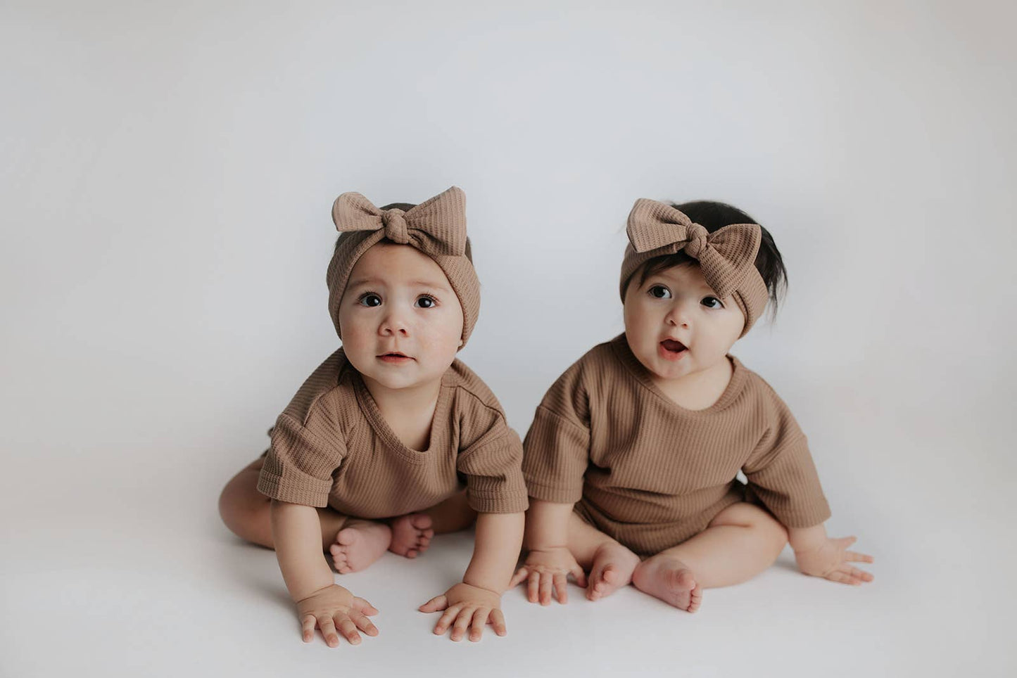 Cocoa Sands Neutral Summer Waffle Toddler Top & Bottom Set