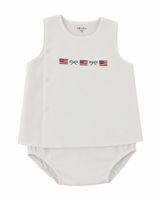 God Bless America diaper set