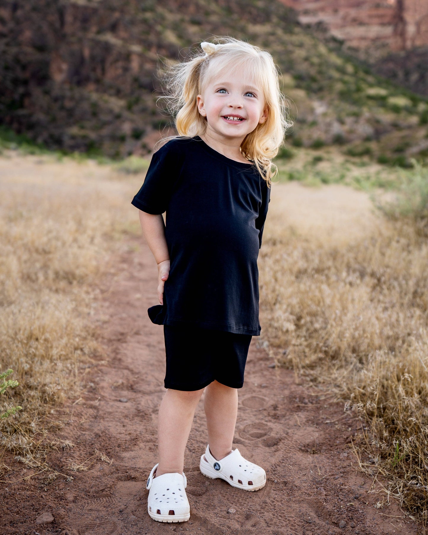 Nightfall | Children's Bamboo Biker Short Set