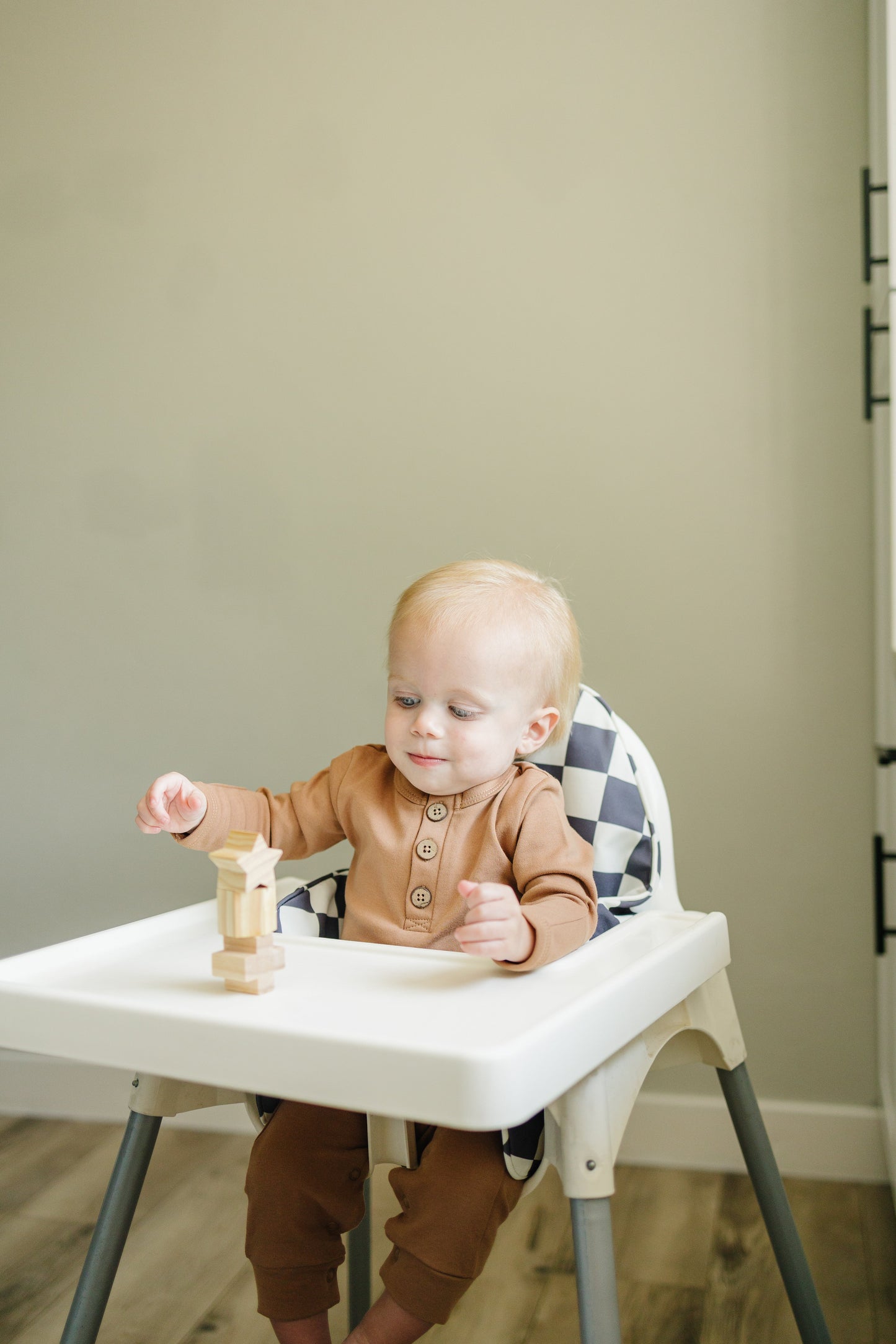 Black Checker IKEA Antilop Cushion Cover