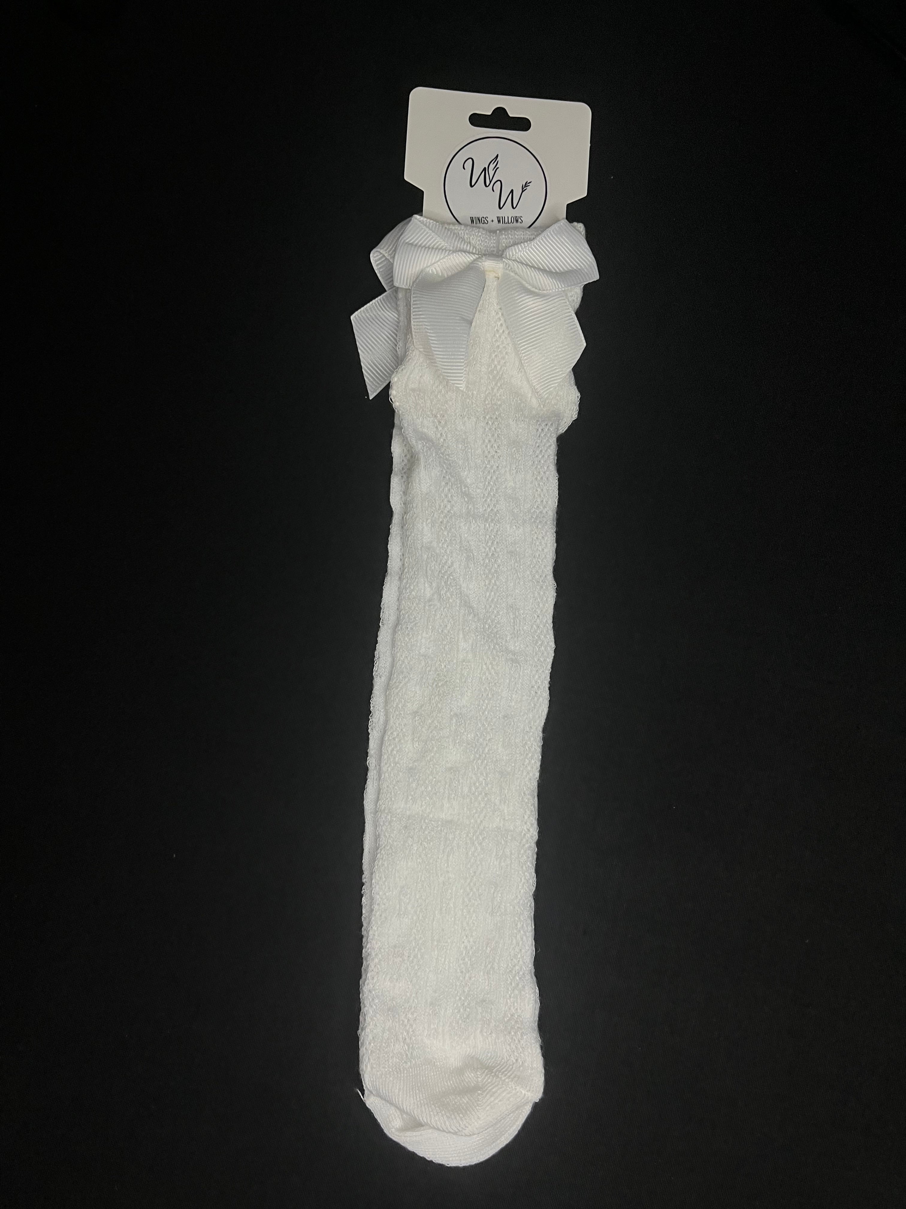 Knee High Bow Socks 1-3 years