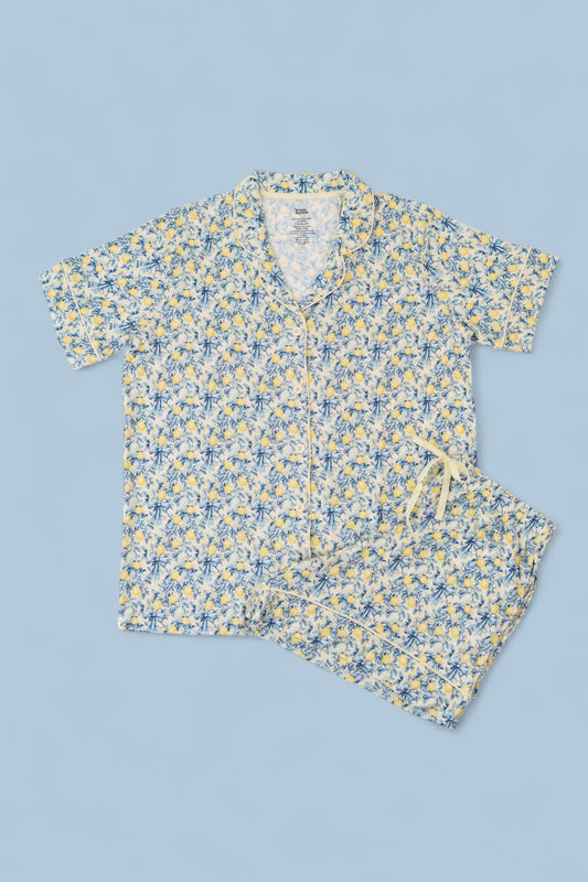 VINTAGE CITRUS TOILE WOMEN’S DREAM SHORT SET