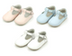 Elodie Girls Scalloped T-Strap Mary Jane Crib Shoe (Infant)