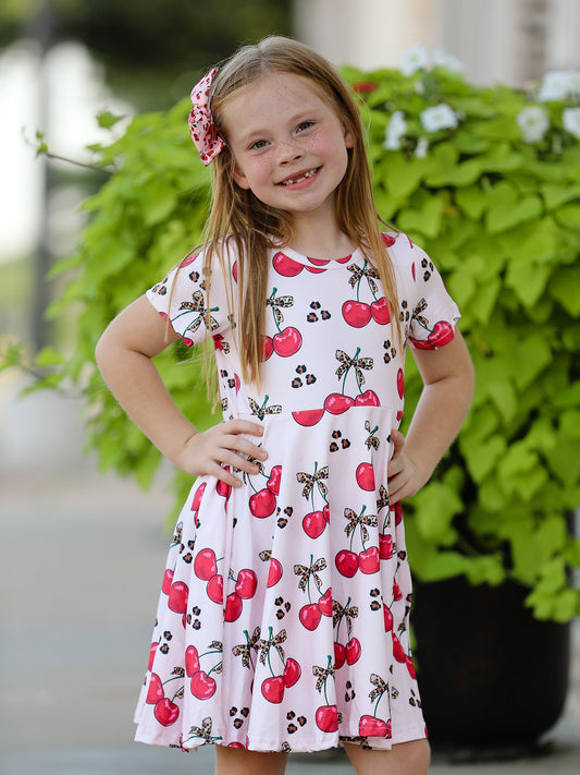 Cherry Girls Dress