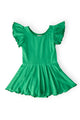 Kelly Green S/S Twirl Leotard