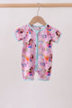 Pink Character Bamboo Romper
