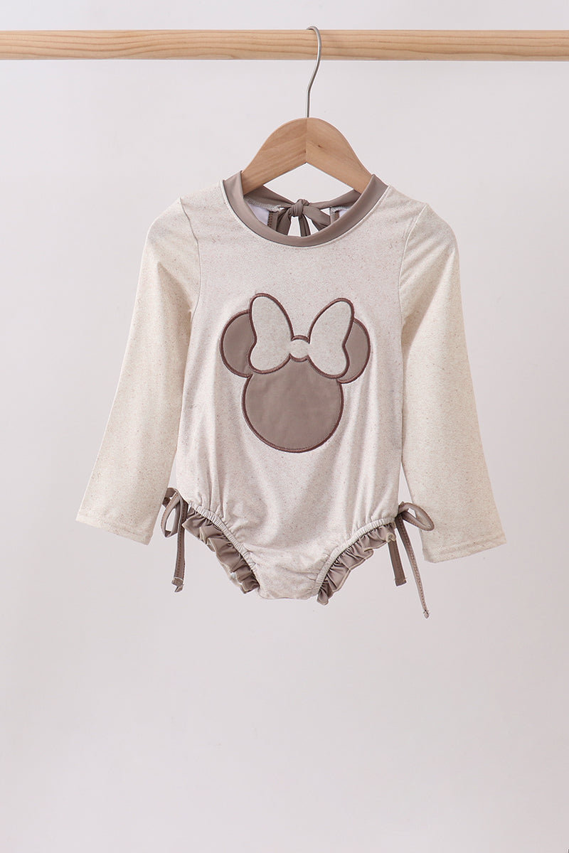 Khaki Character UPF Rashguard Swim