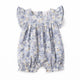 Floral Baby Romper – Soft Cotton One-Piece with Ruffles