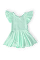 Pastel Green S/S Twirl Leotard