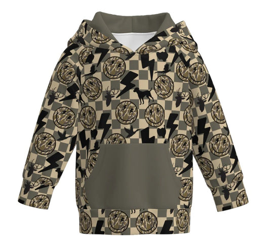 Smiley Camo Hoodie