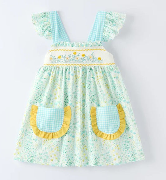 Floral Embroidery Dress