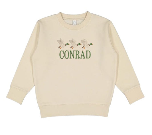 Personalized Mallard Duck Sweatshirt