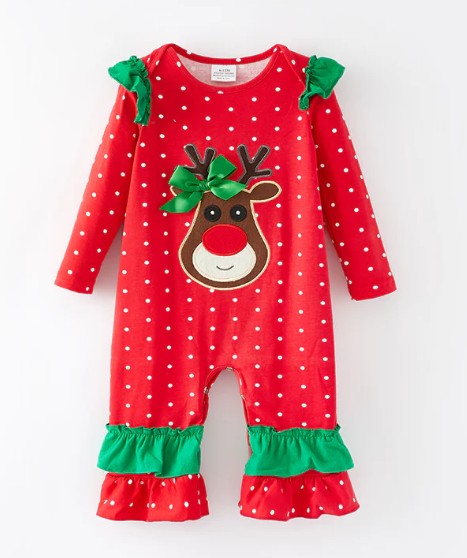 Reindeer Applique Romper