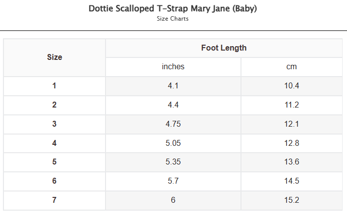 Dottie Scalloped T-Strap Mary Jane (Baby/Toddler)