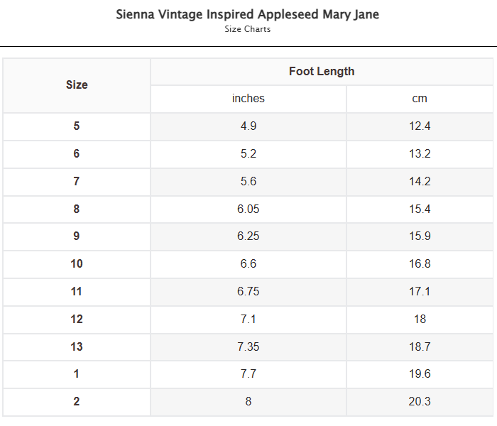 Sienna Vintage Inspired Appleseed Mary Jane