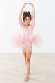 Vintage Pink 3/4 Tutu Leotard
