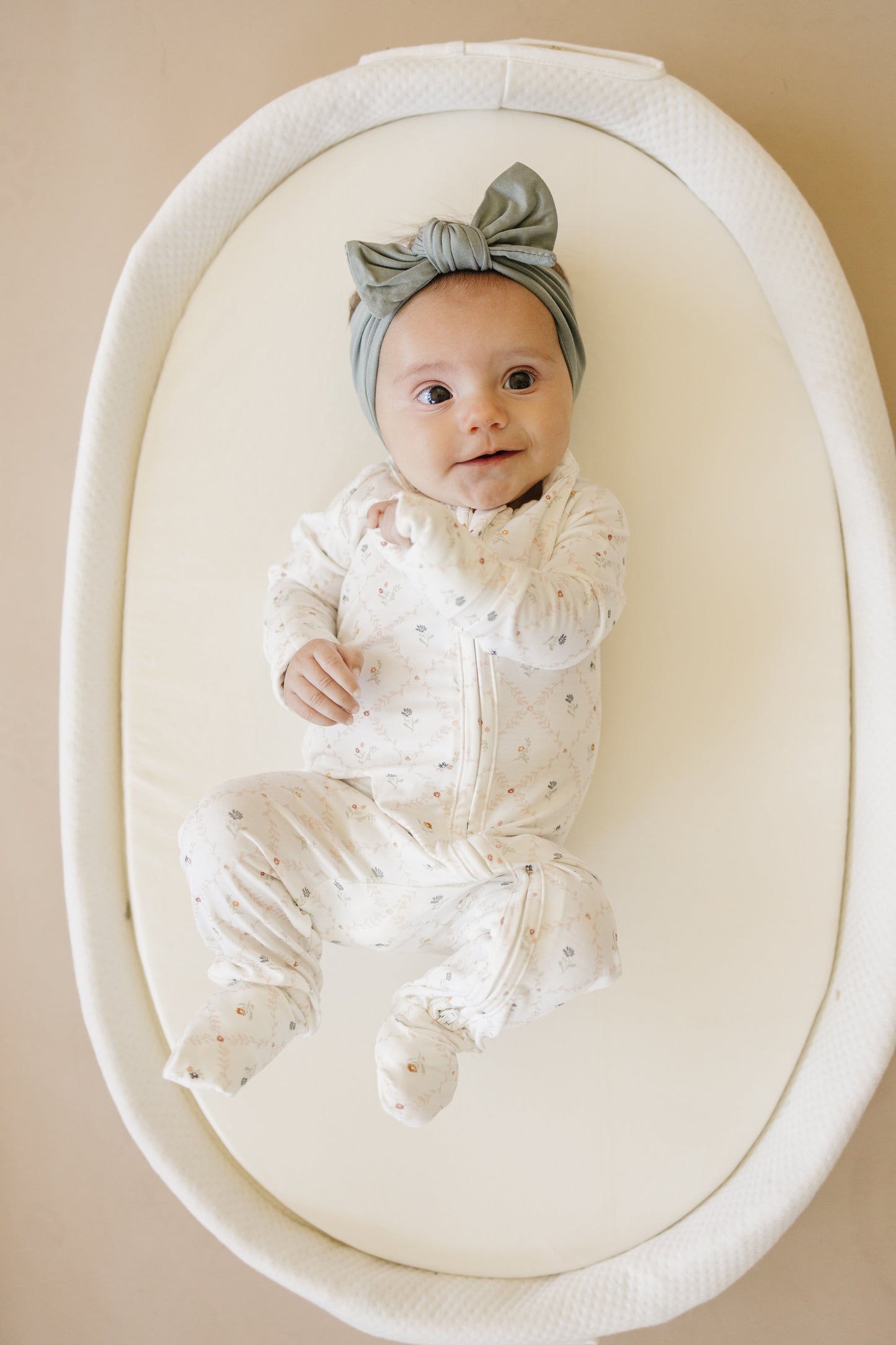 Vintage Blooms Bamboo Zippy Pajamas