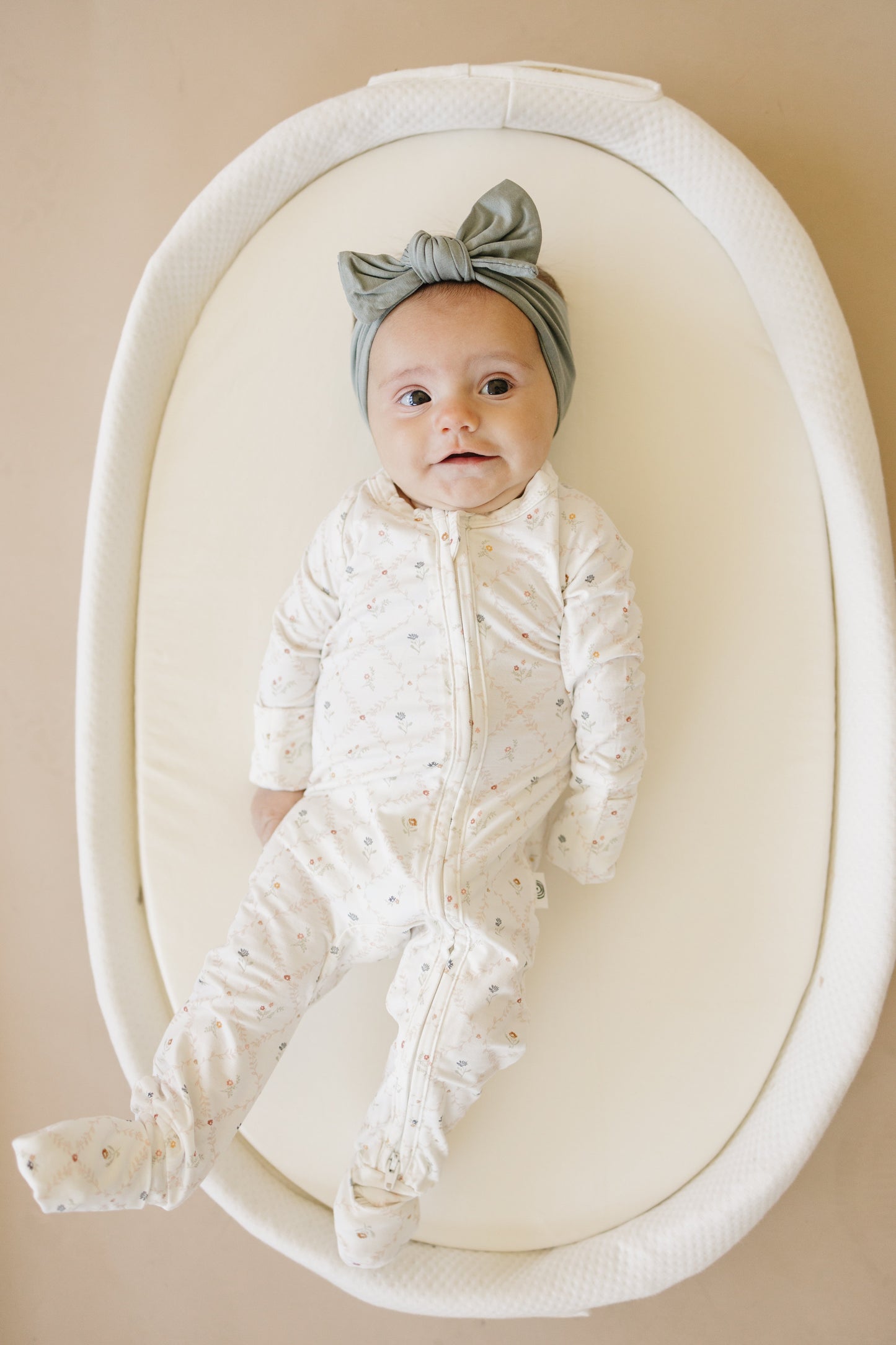 Vintage Blooms Bamboo Zippy Pajamas