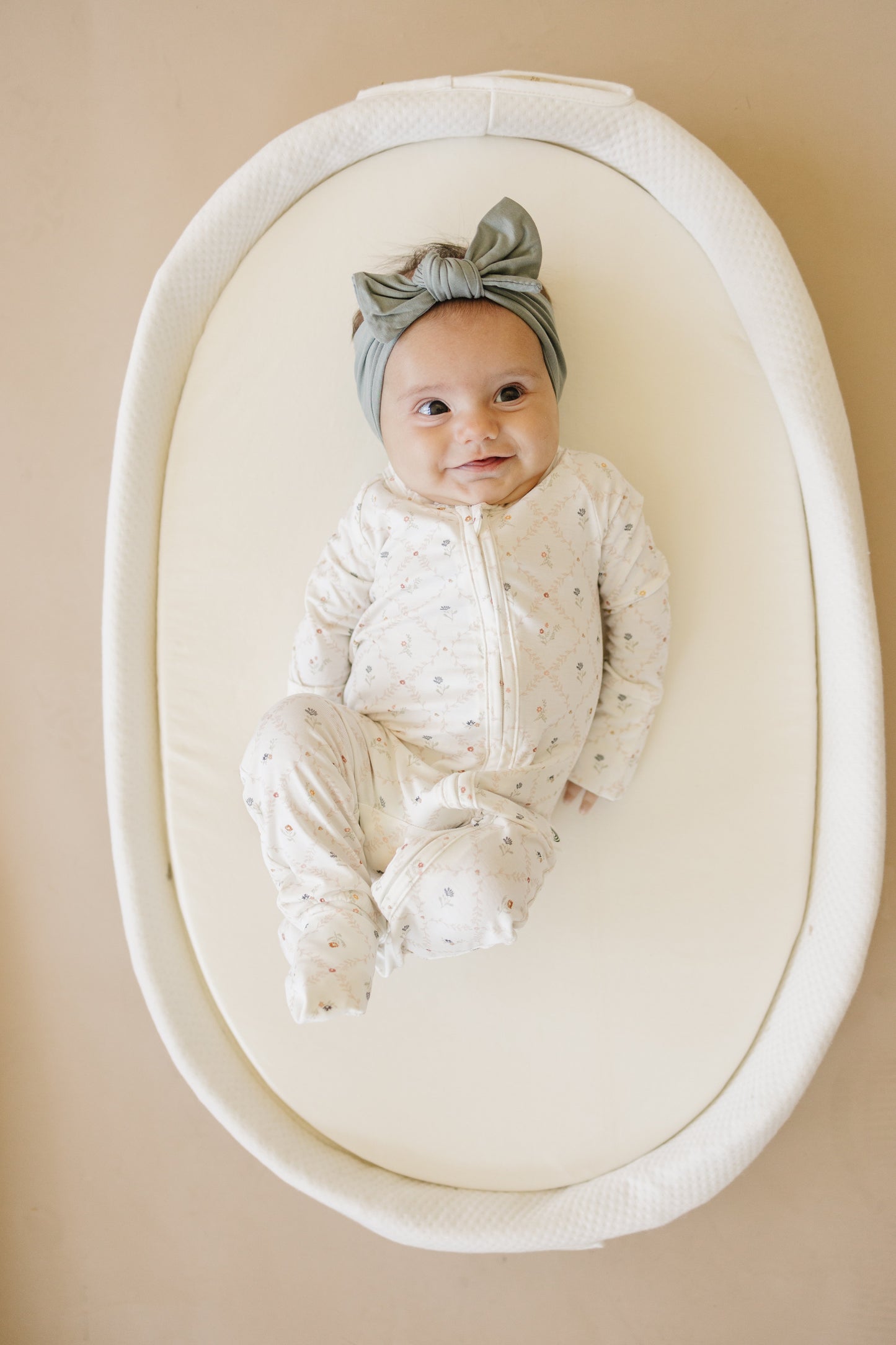 Vintage Blooms Bamboo Zippy Pajamas