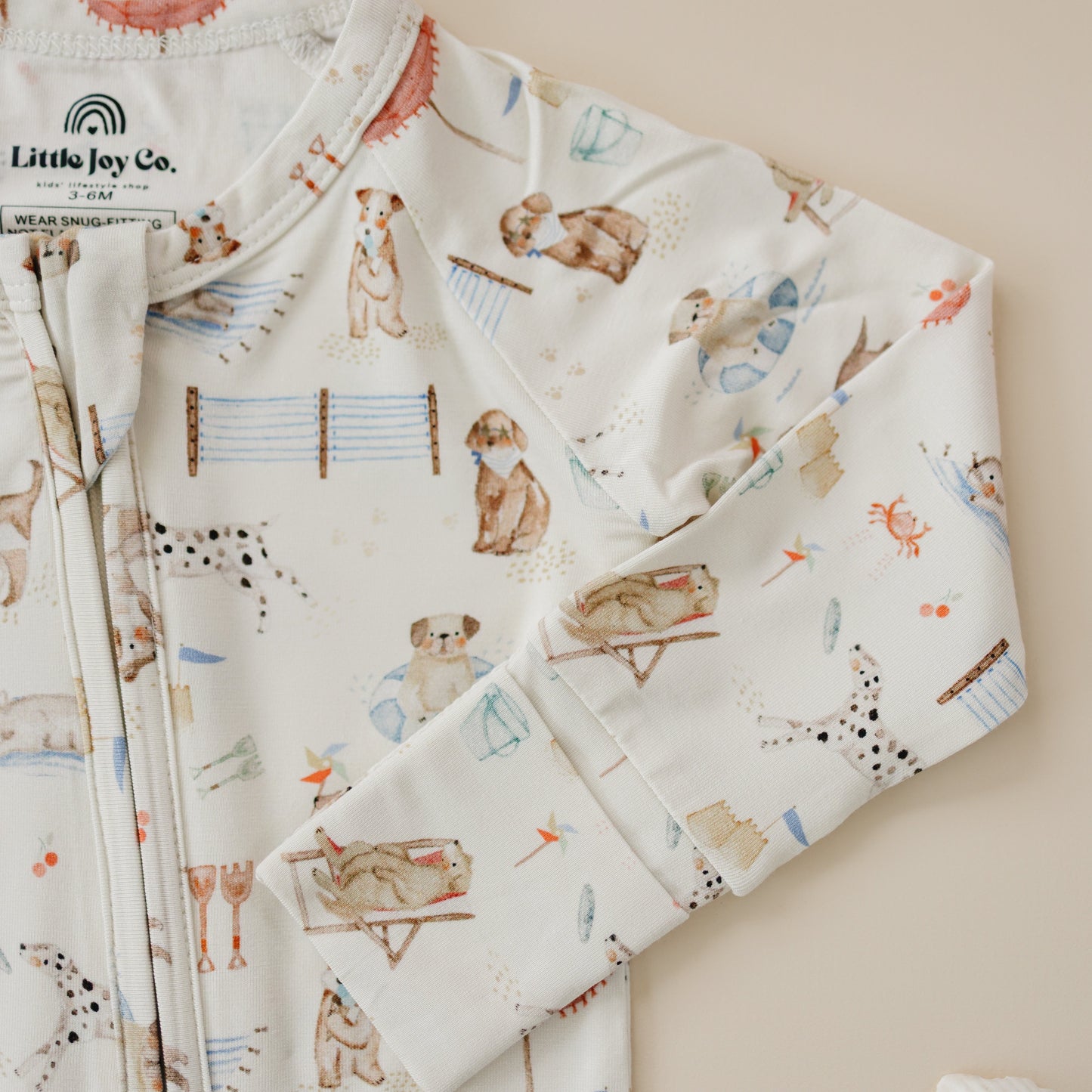 Beach Pawty Bamboo Zippy Pajamas