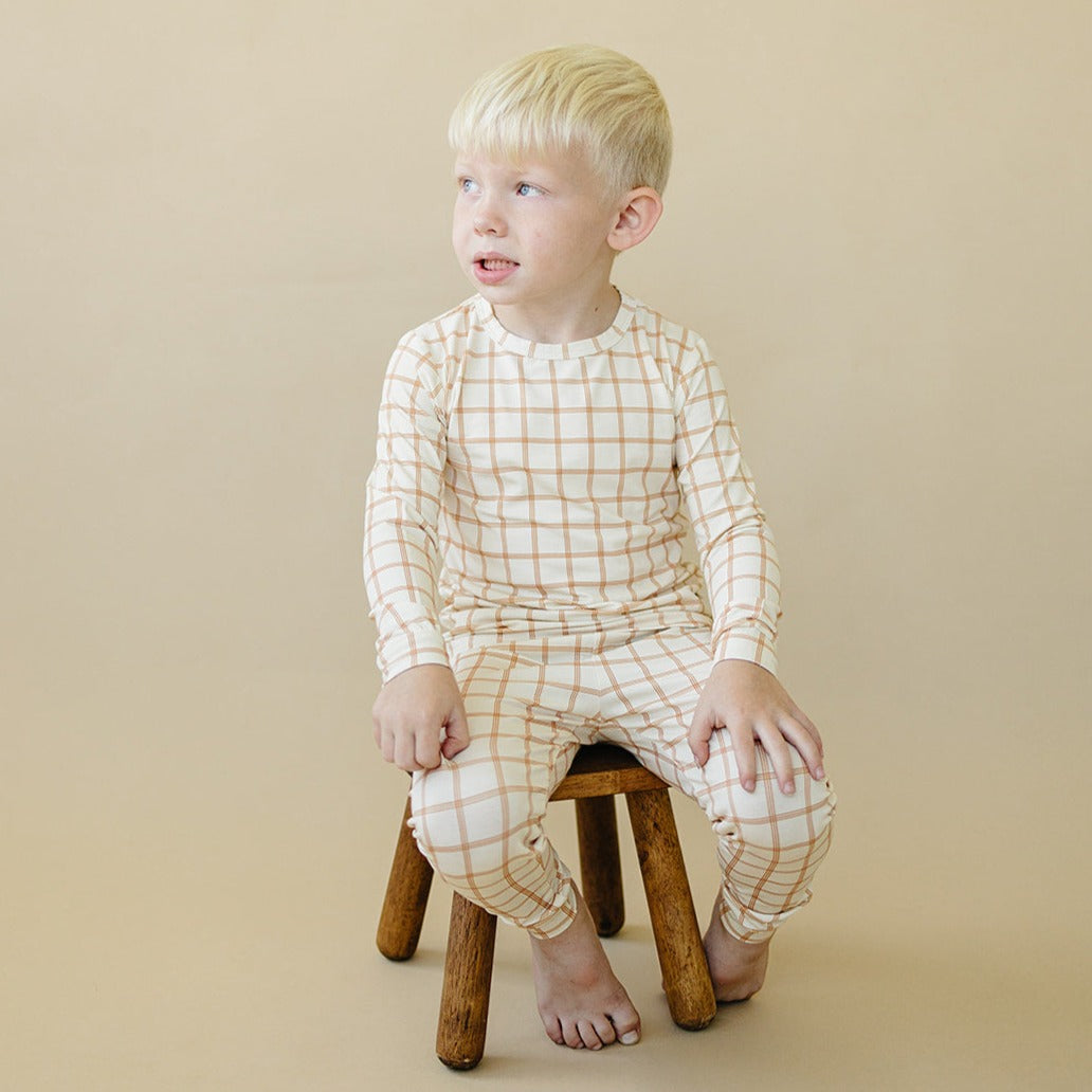 Plaid 2pc Bamboo Pajamas