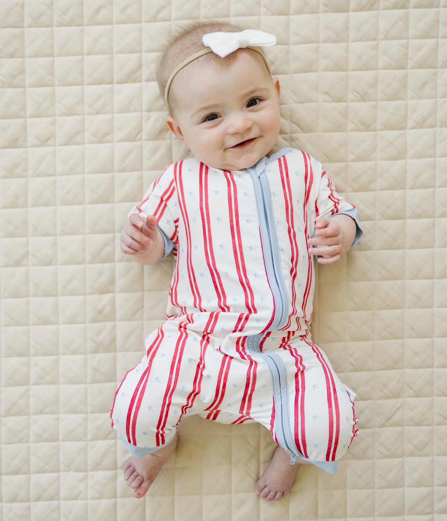 Stars & Stripes Bamboo Shorty Pajamas