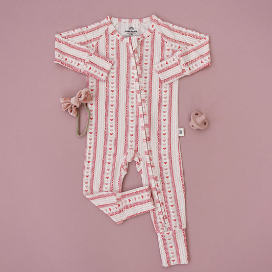 Laced with Love Bamboo Zippy Pajamas