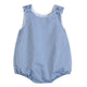 Classic Blue Denim Style Baby Bubble Romper