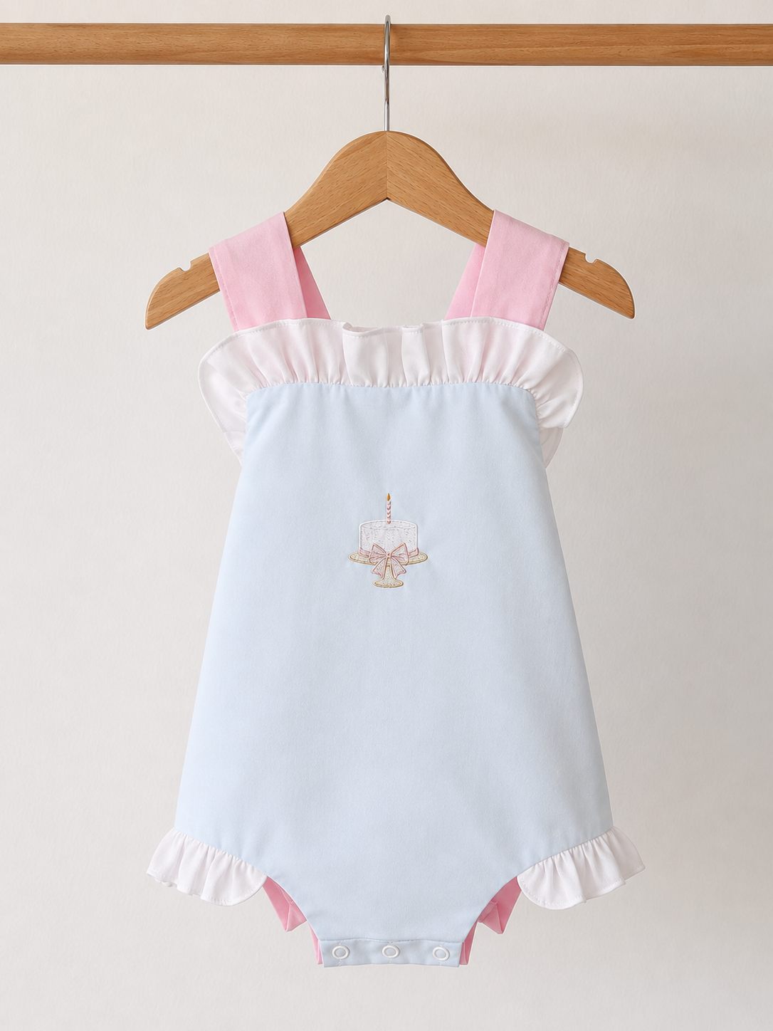 Grandmillennial Birthday Sunsuit