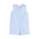 Blue Seersucker Gingham Bunny Shortall