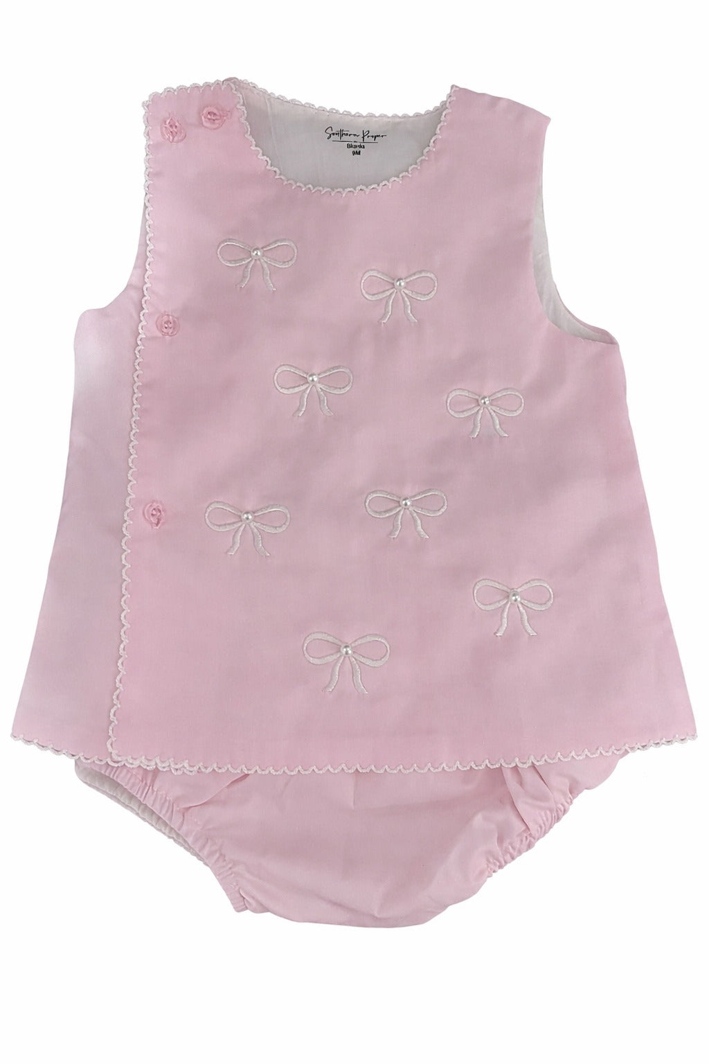 Bows & Pearls Diaper Set