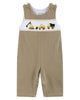 Brown Construction Smocked Longalls