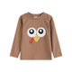Brown Turkey Face T-Shirt