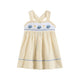 Buttercream Yellow Whale Smocked Dress