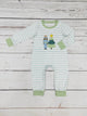 Christmas Tree Appliqué Baby Boy Romper