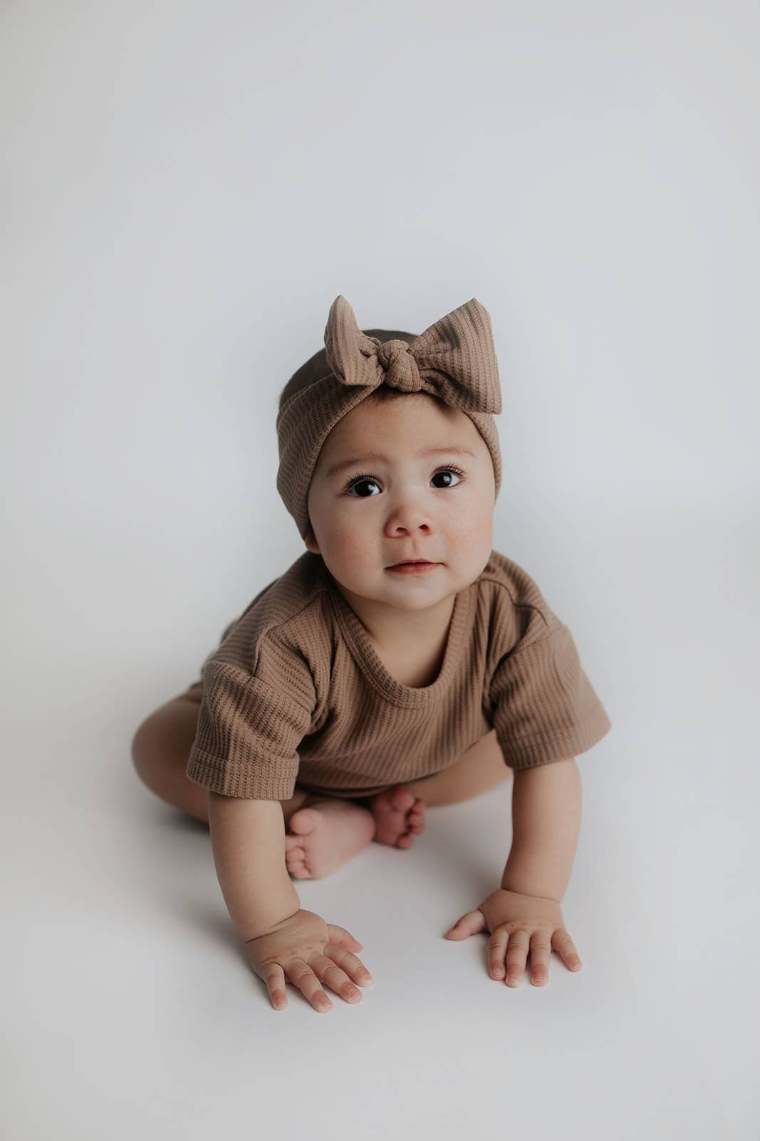 Cocoa Sands Neutral Summer Waffle Toddler Top & Bottom Set