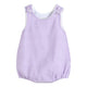 Classic Purple Gingham Bubble Romper