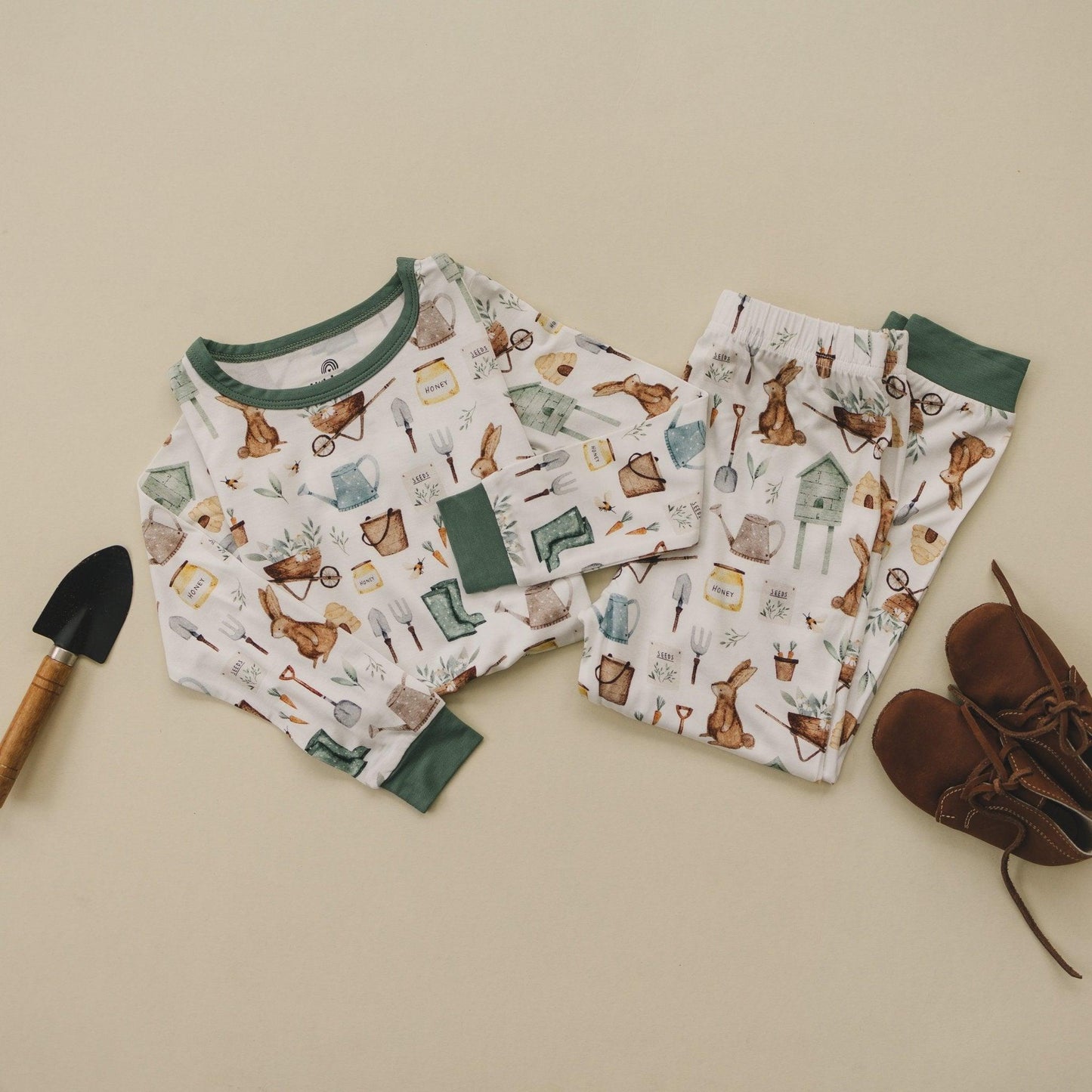 Cottontail Garden 2pc Bamboo Pajamas