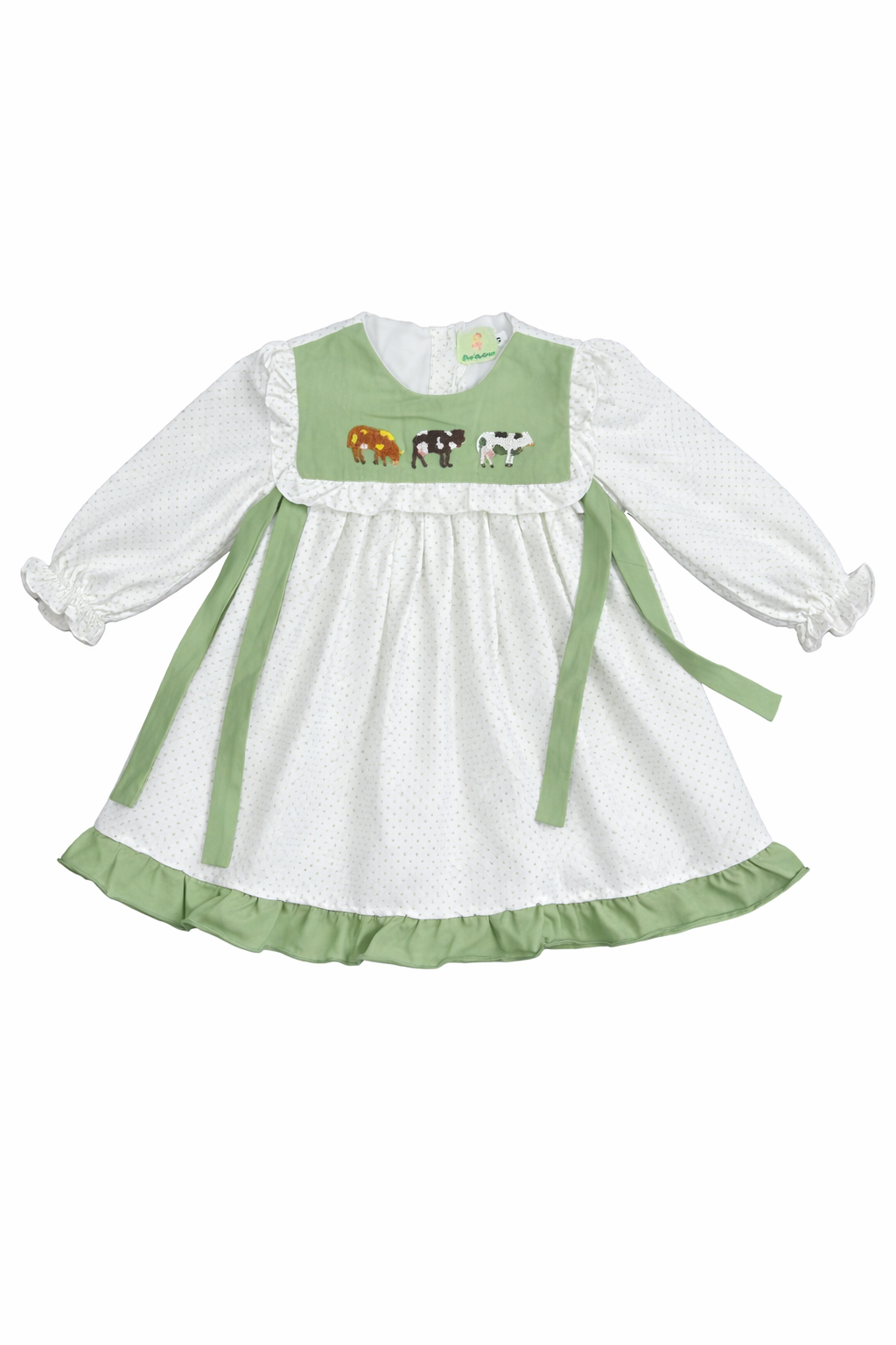 French Knot Cow Dress