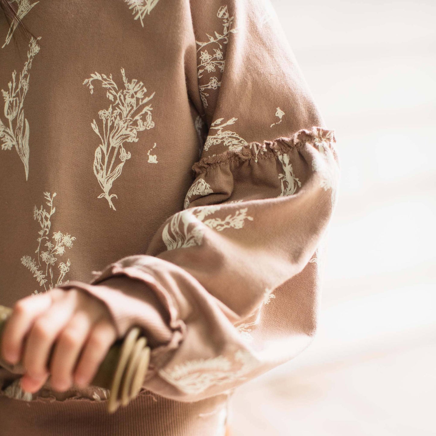 Little Wild Flower Toddler Sweatshirt Set