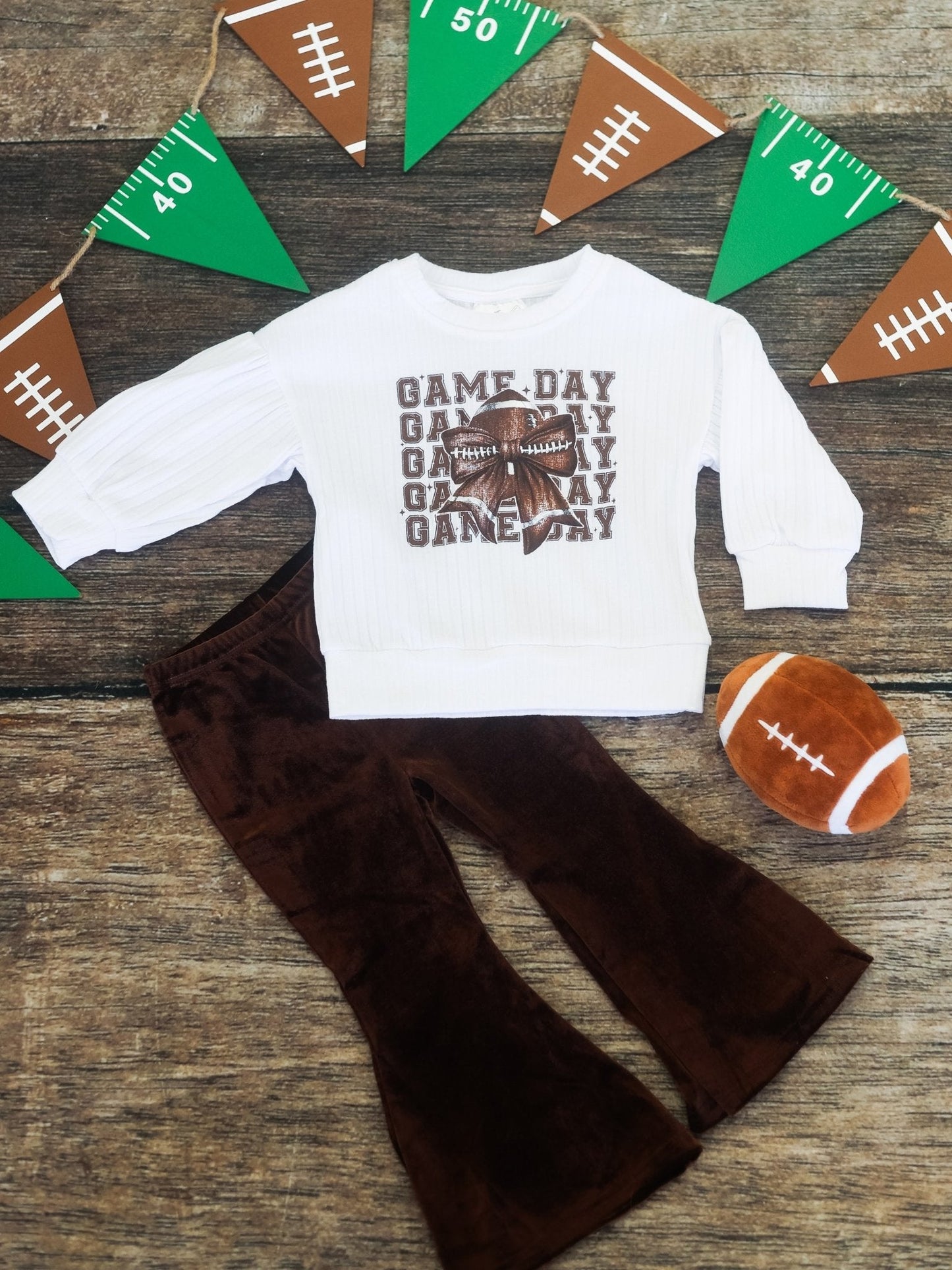 Game Day & Chocolate Bell Bottoms Set