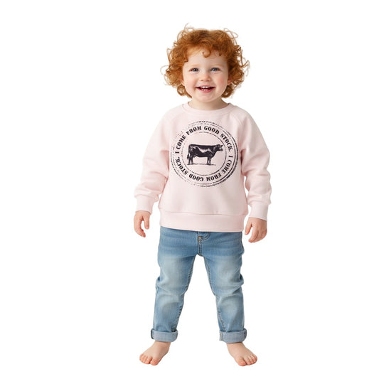 Boys Bull Print Sweatshirt