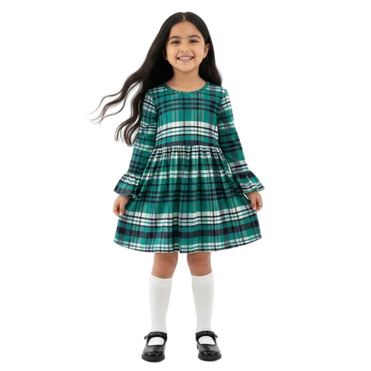 Green Plaid Dress