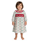 Hand Smocked Merry Christmas Dress