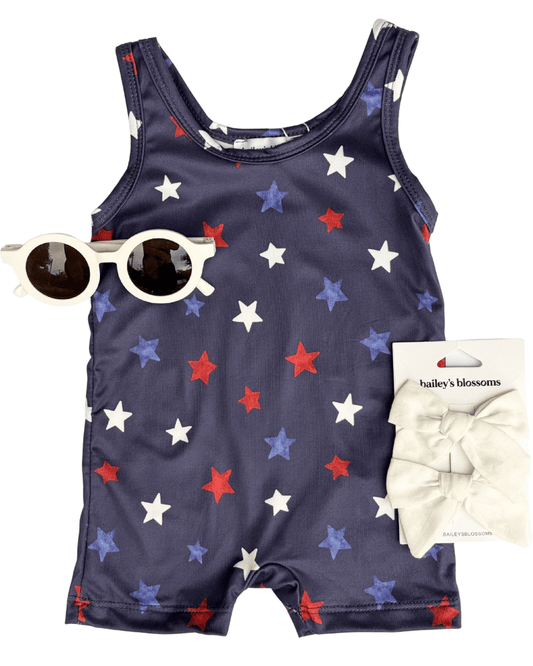 Gigi Bikeshort Romper - All-Star