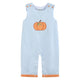 Light Blue Pumpkin Applique Longalls