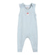 Light Blue Santa Knit Romper